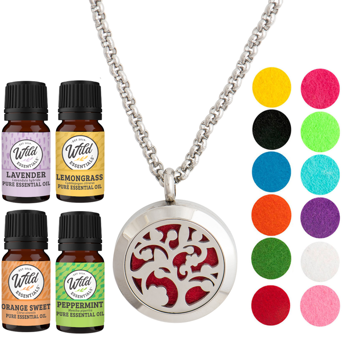 Necklace Diffusers With Oils ARBOL TREE