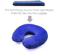Inflatable Neck Pillow with Cover (5 Colors) - Dream Essentials LLC.