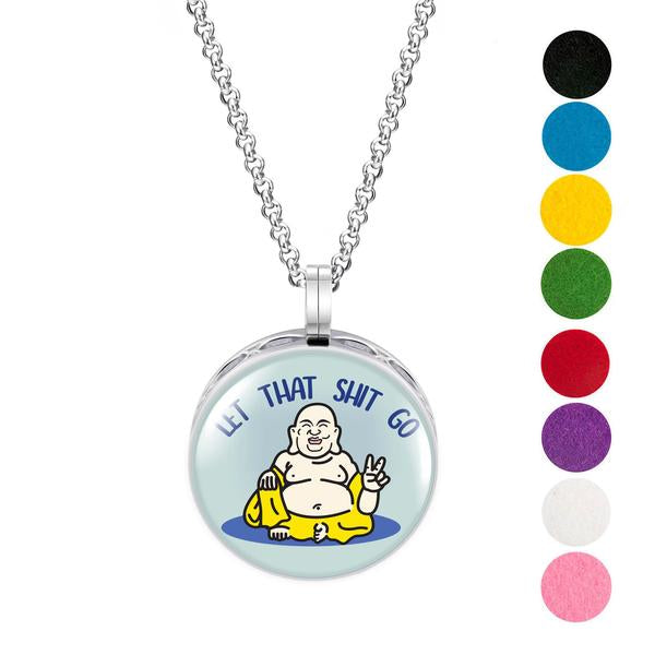 Necklace Diffusers Without Oils LET IT GO BUDDHA