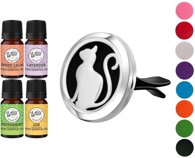 Car Vent Diffusers With Oils PRETTY KITTY CAT