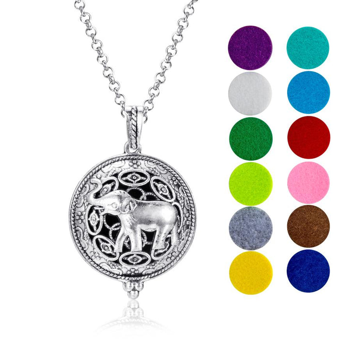 Necklace DIffuser Without Oils ELEPHANT NECKLACE