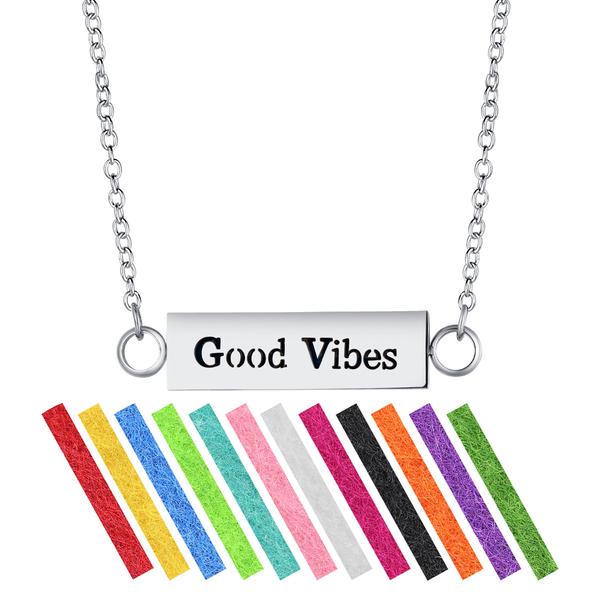 Necklace Diffusers Without Oils GOOD VIBES (BAR)