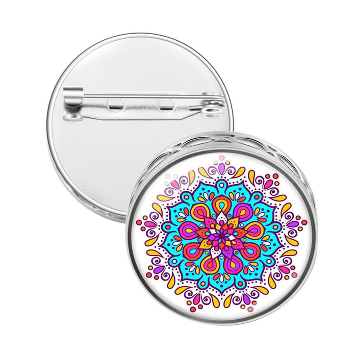 Pin Brooch Diffusers Without Oils MANDALA