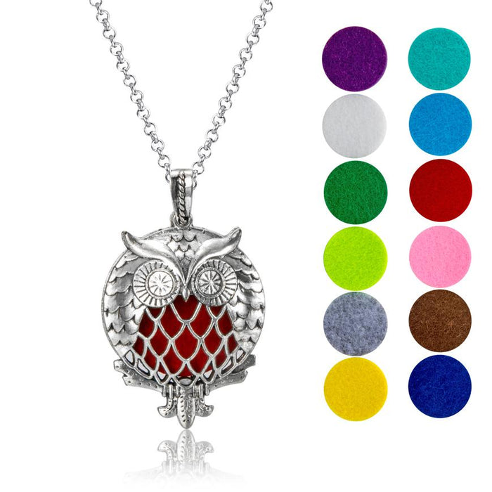 Necklace DIffuser Without Oils OWL OF ATHENA