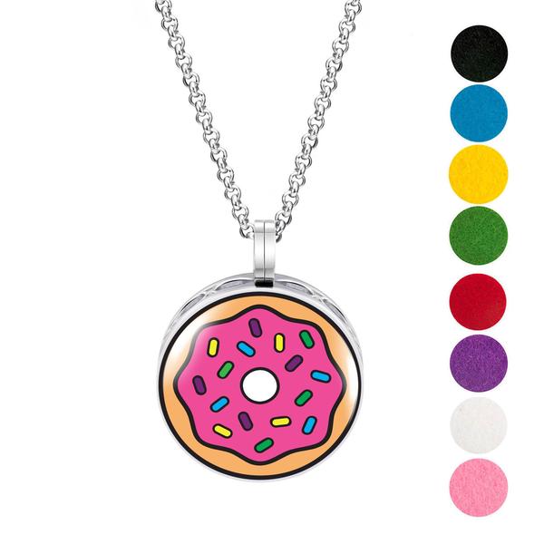 Necklace Diffusers Without Oils FROSTED DONUT