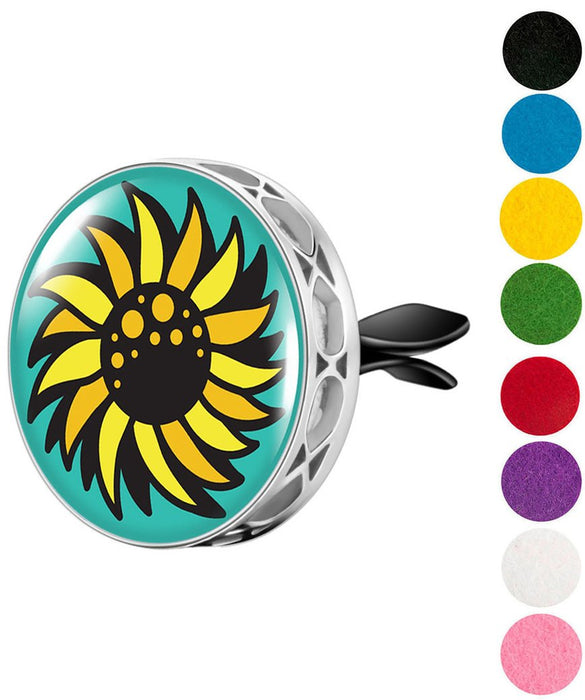 Car Vent Diffusers Without Oils SUNFLOWER (COLOR)