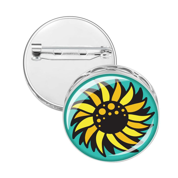 Pin Brooch Diffusers Without Oils SUNFLOWER
