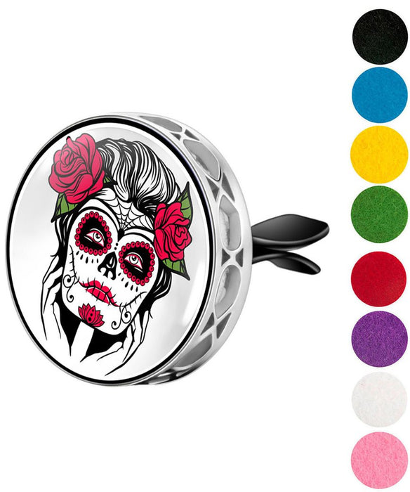 Car Vent Diffusers Without Oils SUGAR SKULL TATTOO