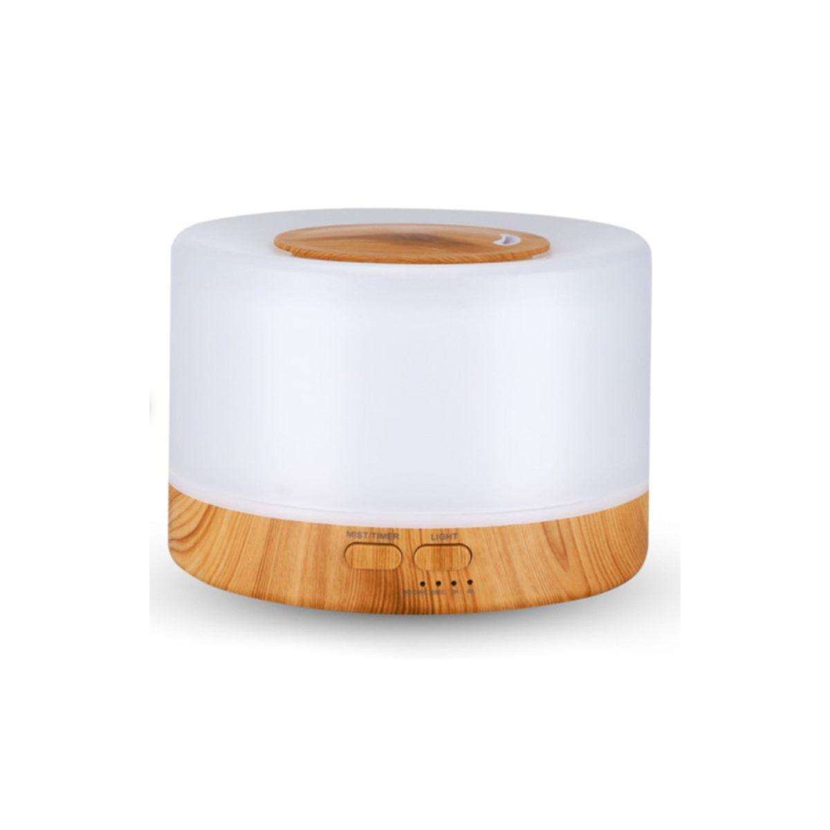 500ml Aromatherapy Diffuser - Natural Wood and White
