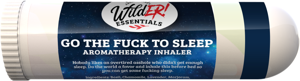 Aromatherapy Inhalers Go the Fuck to Sleep (SLEEP RELIEF)