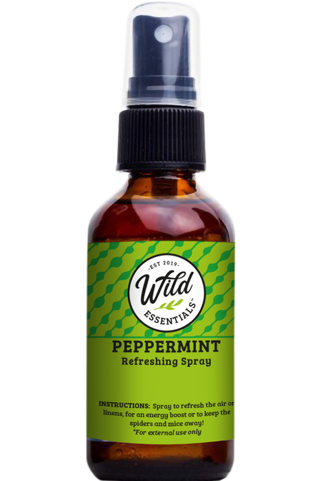 Peppermint Room/Shower Spray - 2 oz./60ml