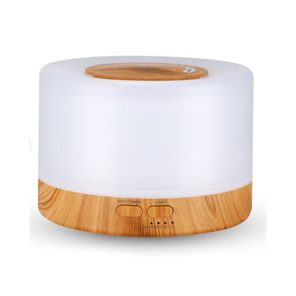500ml Aromatherapy Diffuser - Natural Wood and White