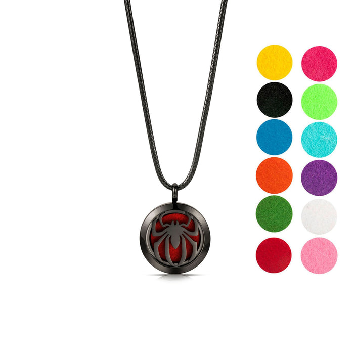 Black Spider Necklace Diffuser