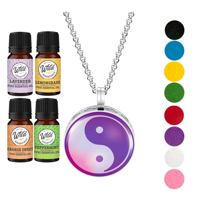 Necklace Diffusers With Oils YIN YANG