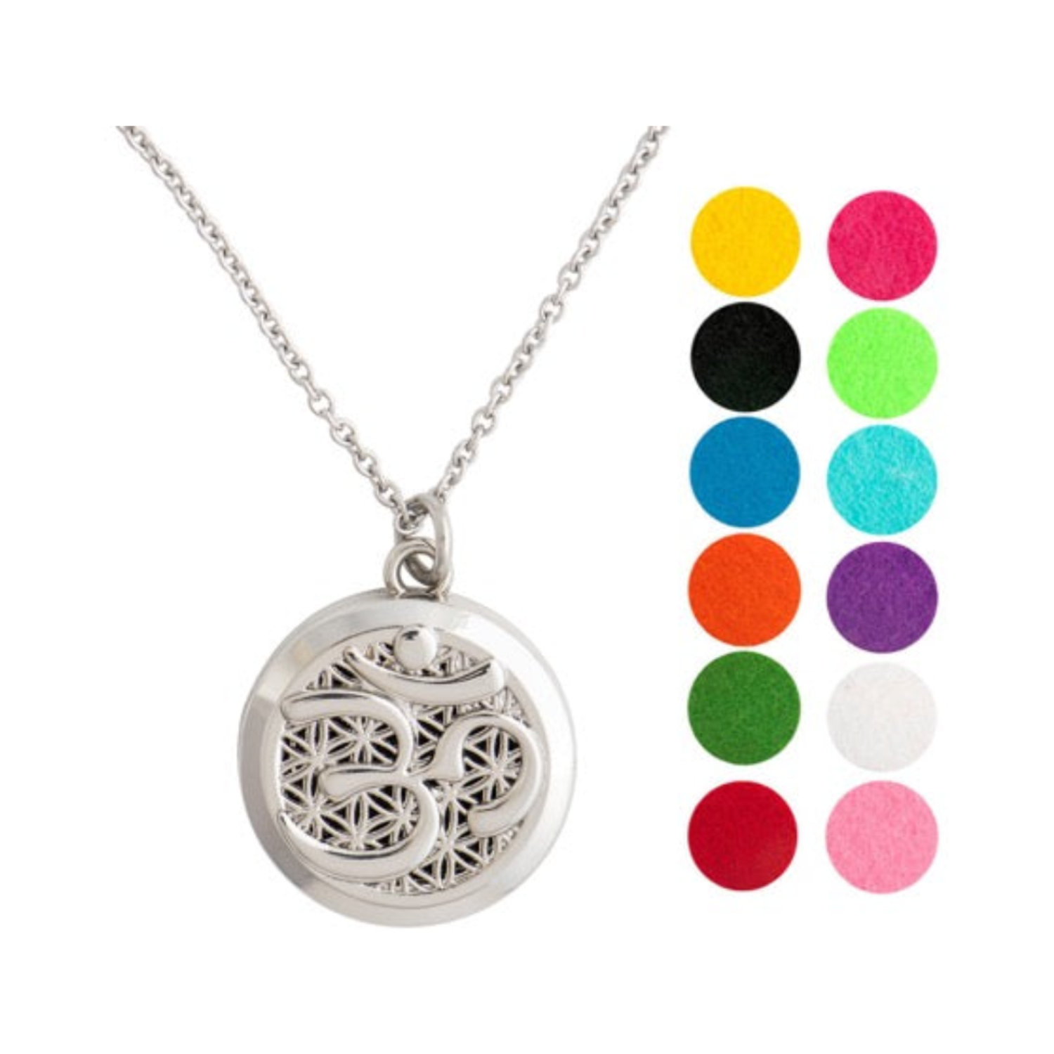 Aromatherapy Diffuser Necklace - Alloy (9 Styles)