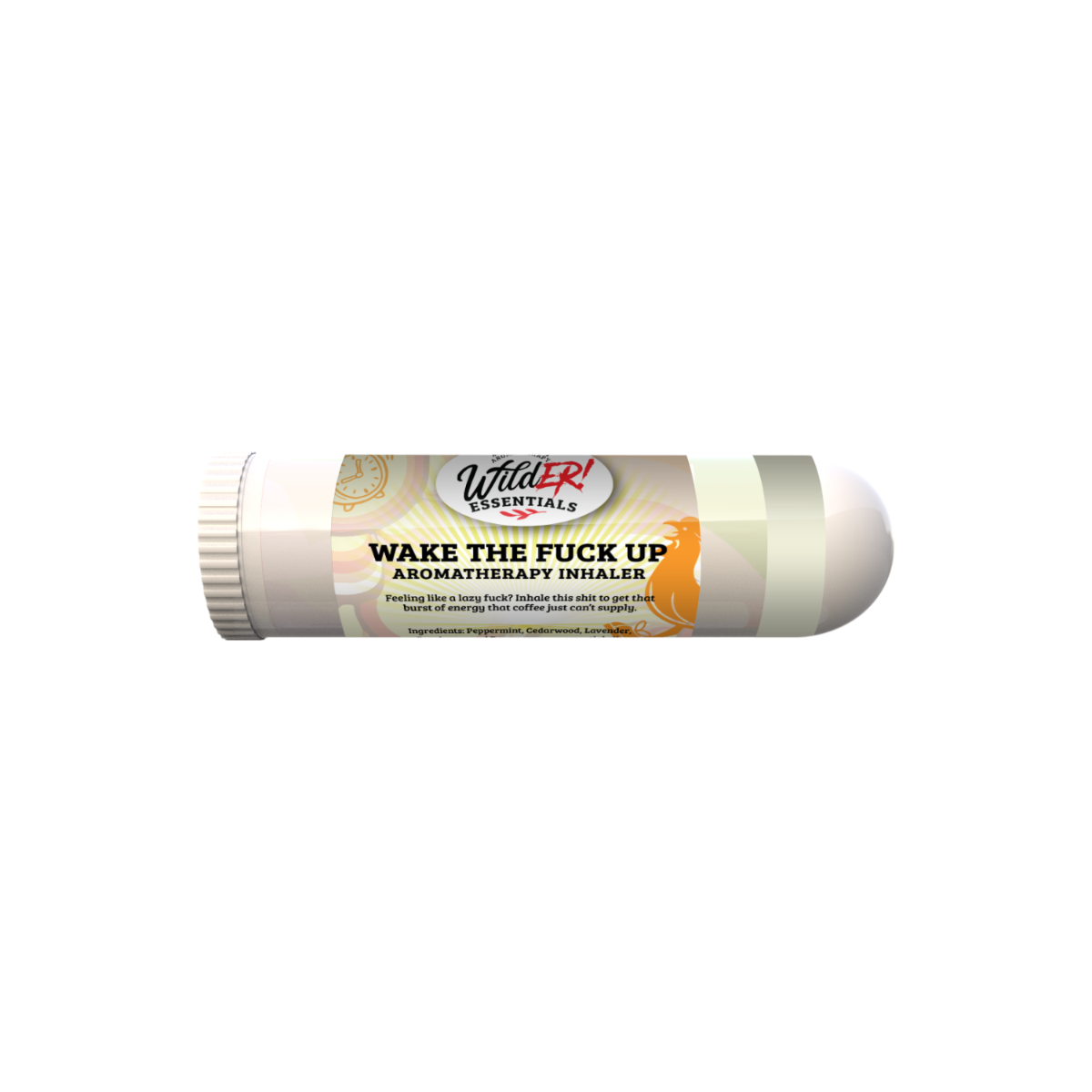 Wake The F*** Up Aromatherapy Inhaler | Energy/Mood – Wild Essentials LLC.