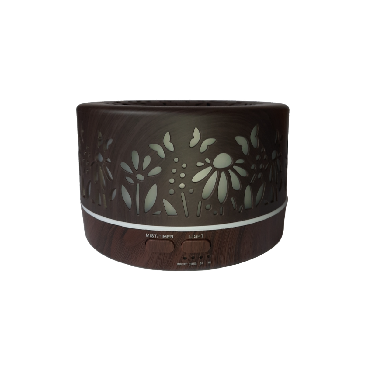 700ml Aromatherapy Diffuser - Flowers Dark Wood