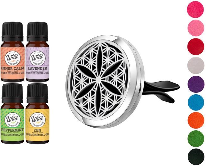 Car Vent Diffusers With Oils FLOWER OF LIFE