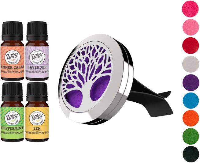 Car Vent Diffusers With Oils  TREE OF LIFE