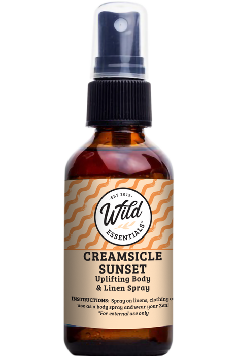 "Creamsicle Sunset" orange cream Body Spray - 2 oz./60ml