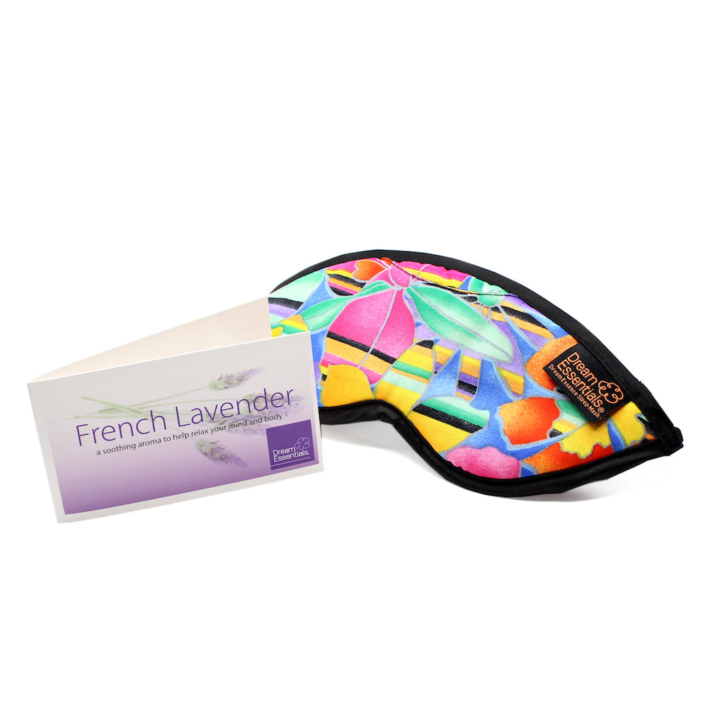 Dream Essence Lavender Aromatherapy Sleep Mask - Made in the USA (3 Styles) - Dream Essentials LLC.