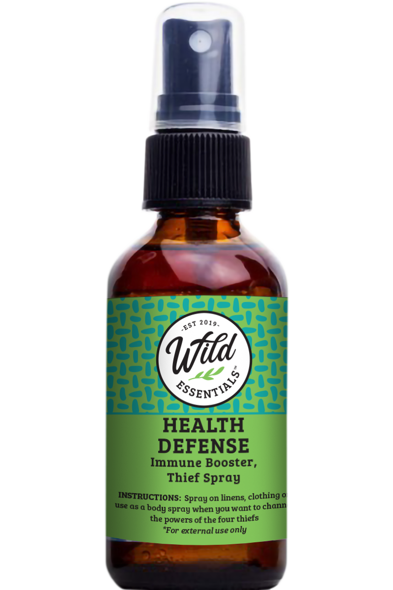 "Health Defense" immune boost Body/Linen Spray - 2 oz./60ml