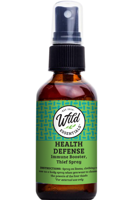 "Health Defense" immune boost Body/Linen Spray - 2 oz./60ml