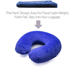 Inflatable Neck Pillow with Cover (5 Colors) - Dream Essentials LLC.