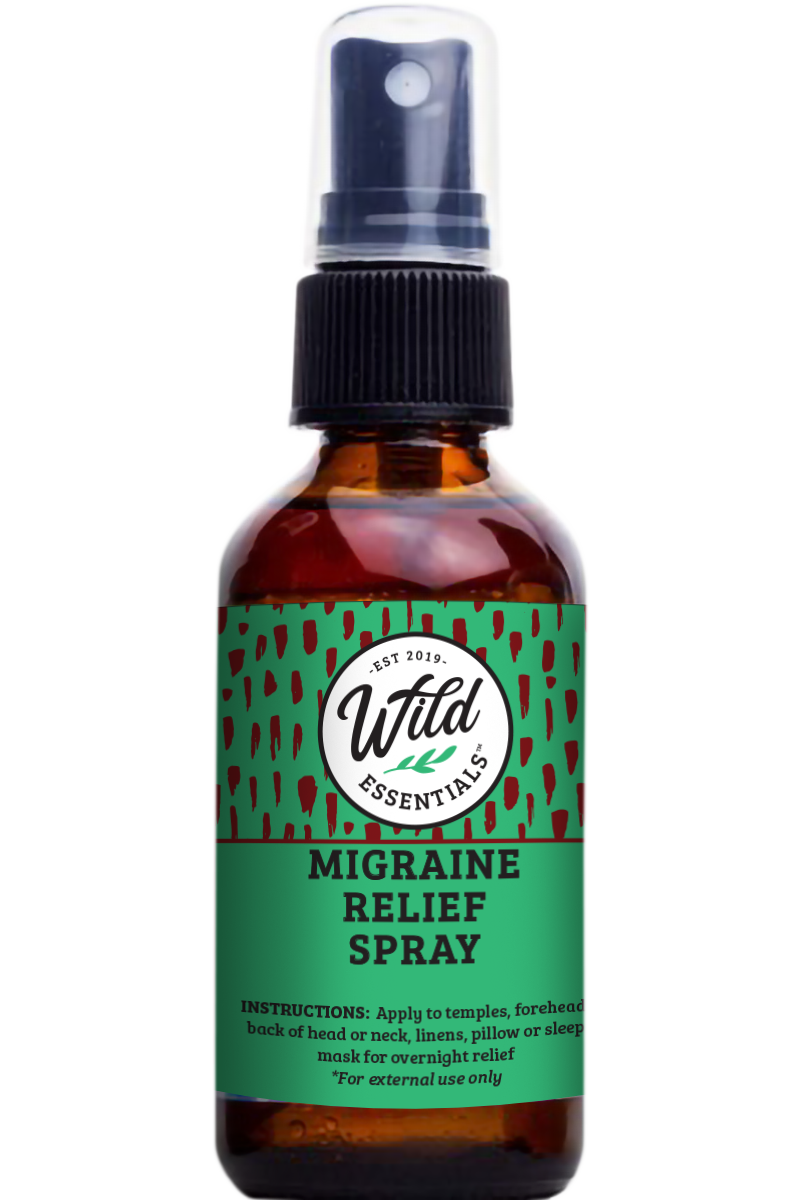 "Migraine Relief" Spray 2 oz./60ml — Wild Essentials LLC.