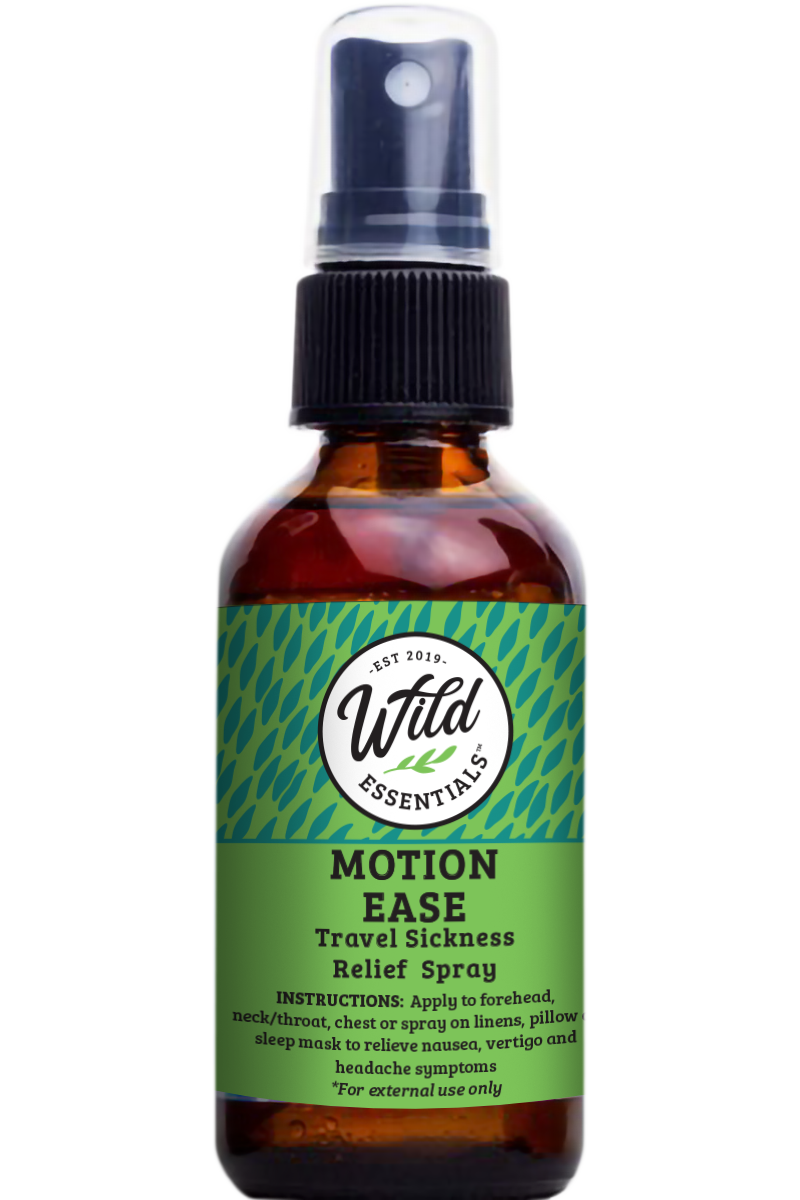 "Motion Ease" Travel Sickness / Vertigo Relief Spray - 2 oz./60ml