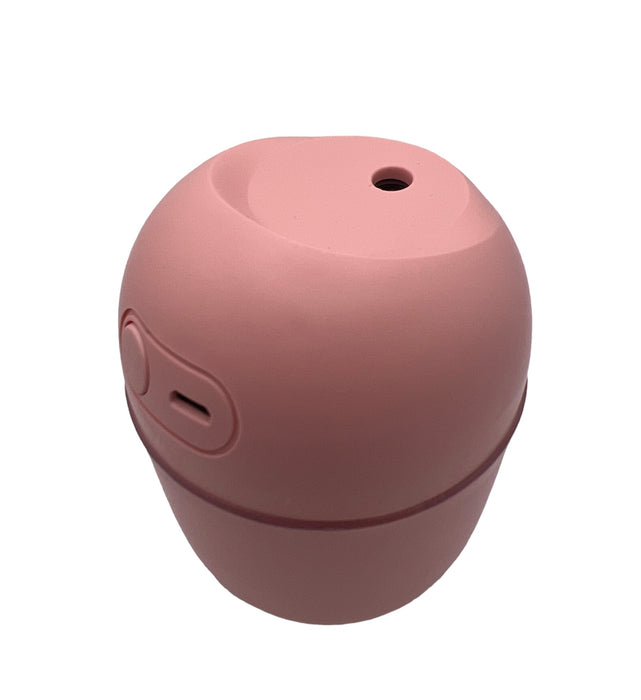 220ml Mini Cool Mist Diffuser/Humidifier, Nightlight, Portable, USB Power - Pink