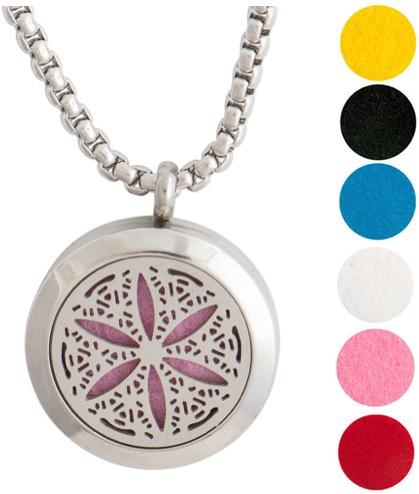 Necklace Diffusers Without Oils FLOWER OF LIFE