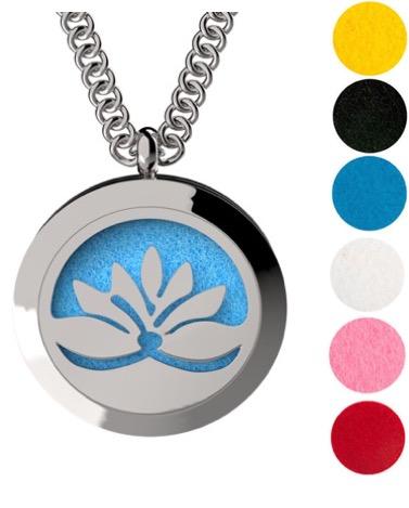 Necklace Diffusers Without Oils OPEN LOTUS