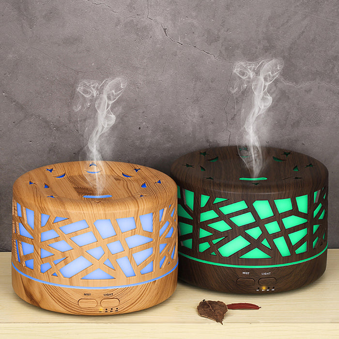 Designer 700ml Ultrasonic 5 in 1 Home Diffuser, Branches Light Wood, 7 Color LED, Remote Control Humidifier