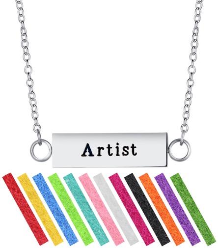 Necklace Diffusers Without Oils ARTIST (BAR)