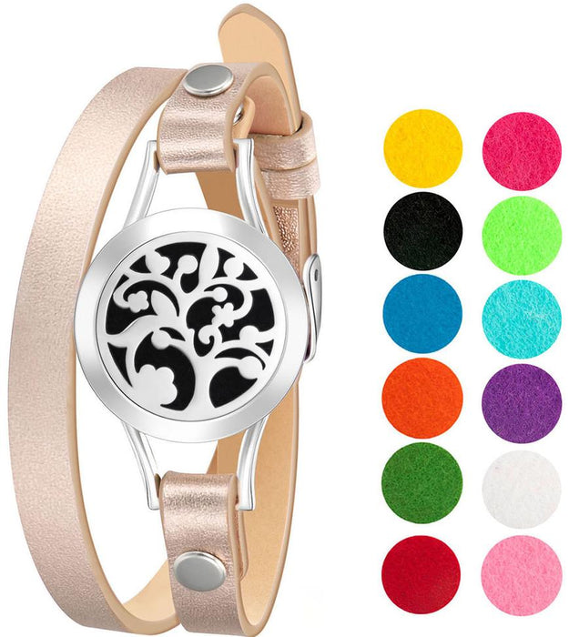 Bracelet Diffusers Without Oils ARBOL TREE (ROSE GOLD BAND)