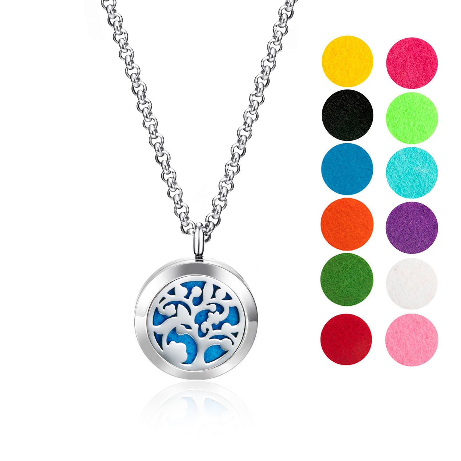 Necklace Diffusers Without Oils (Stainless Steel) - Dream Essentials LLC.