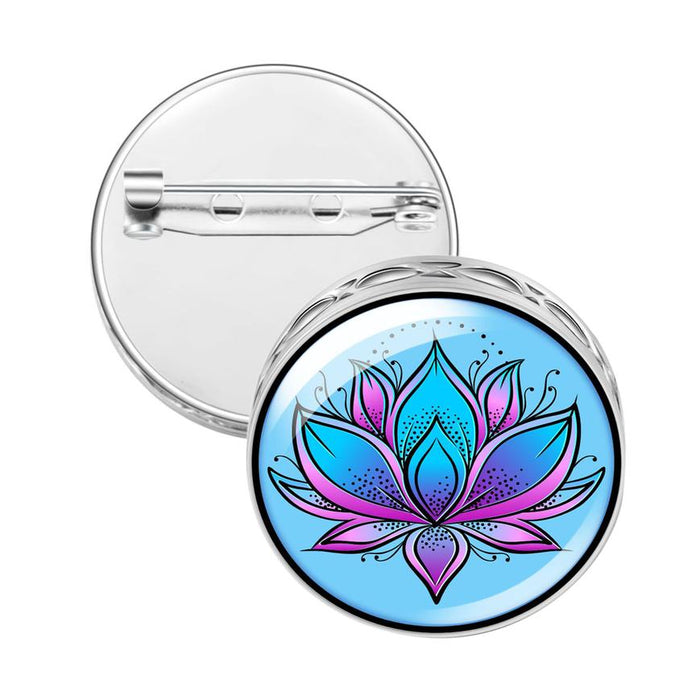 Pin Brooch Diffusers Without Oils BLUE LOTUS