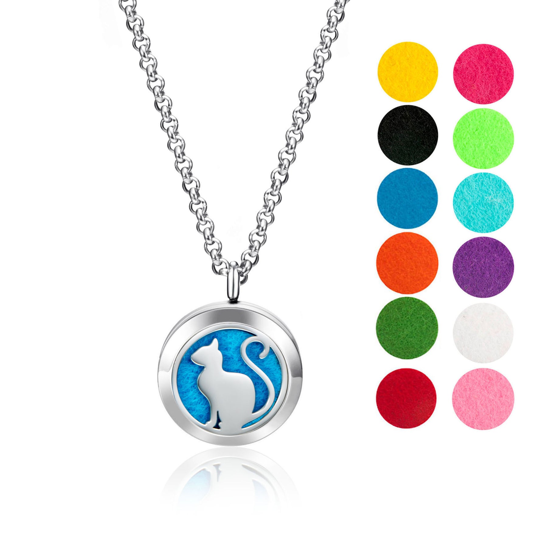 Necklace Diffusers Without Oils (Stainless Steel) - Dream Essentials LLC.