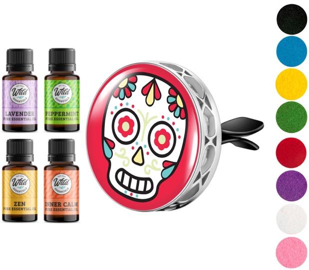 Car Vent Diffusers With Oils SUGAR SKULL