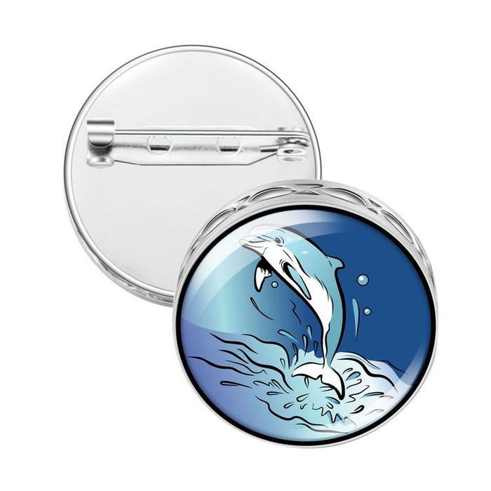 Pin Brooch Diffusers Without Oils DOLPHIN