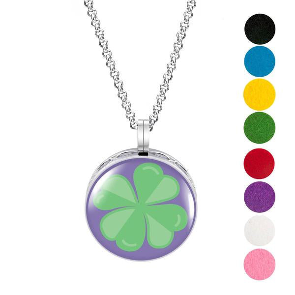 Necklace Diffusers Without Oils LUCKY CLOVER