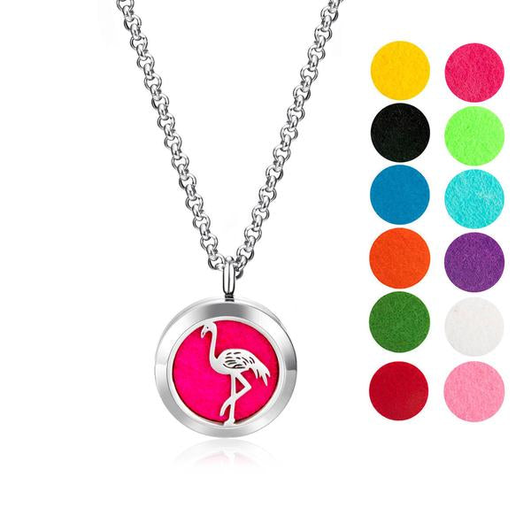 Necklace Diffusers Without Oils FLAMINGO