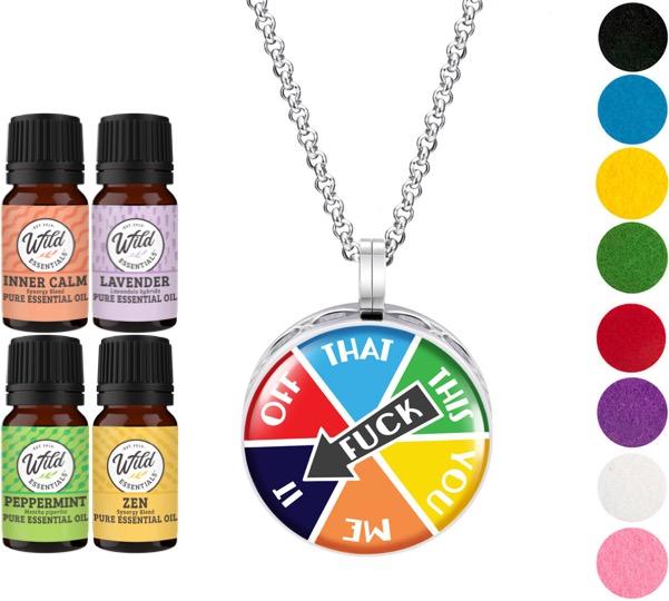Necklace Diffusers With Oils F WHEEL