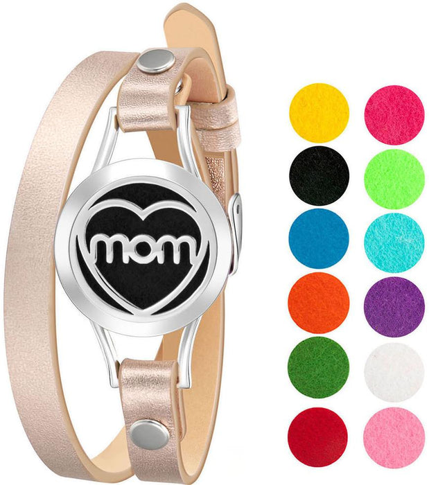 Bracelet Diffusers Without Oils MOM (ROSE GOLD BAND)