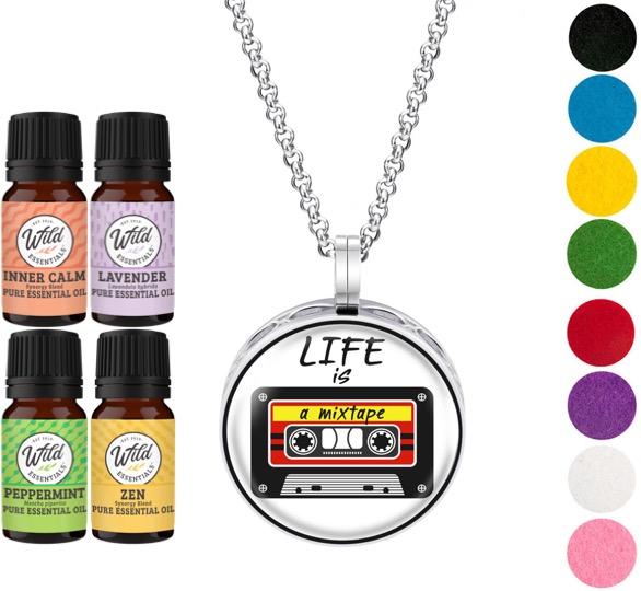 Necklace Diffusers With Oils MIXTAPE