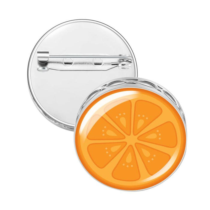Pin Brooch Diffusers Without Oils ORANGE SLICE