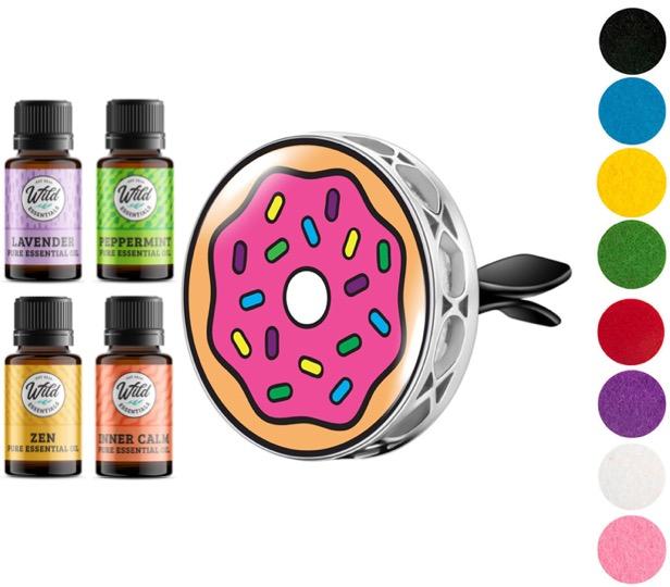 Car Vent Diffusers With Oils PINK DONUT