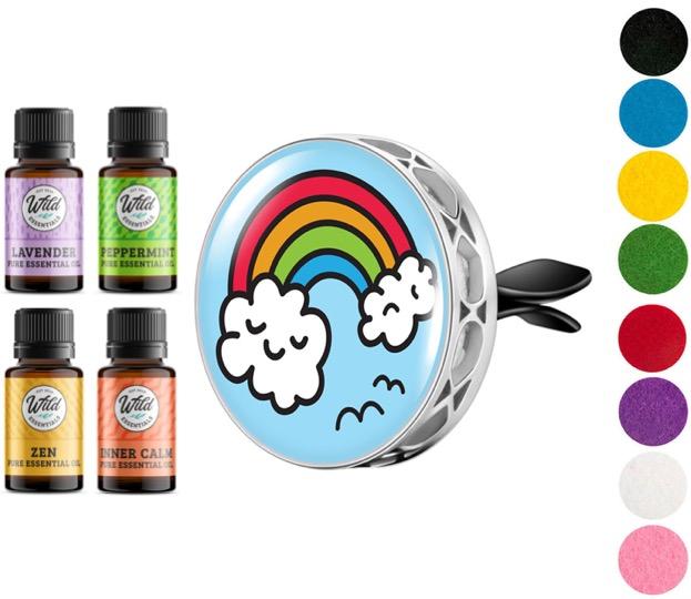 Car Vent Diffusers With Oils RAINBOW CLOUD