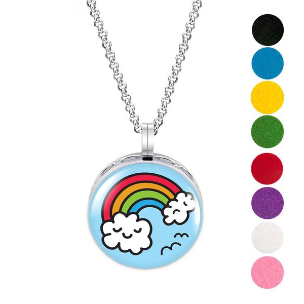 Necklace Diffusers Without Oils RAINBOW CLOUD